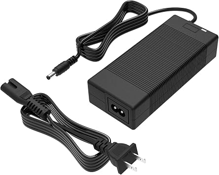 42V 2A Charger Replacement for Hover-1 36V Highlander Dynamo Gambit Helios Alpha Jive Journey Formula Escape Pioneer and Rally, DC Round Plug Not 3-Prong or XLR Power Supply for 36V Li-Ion Battery