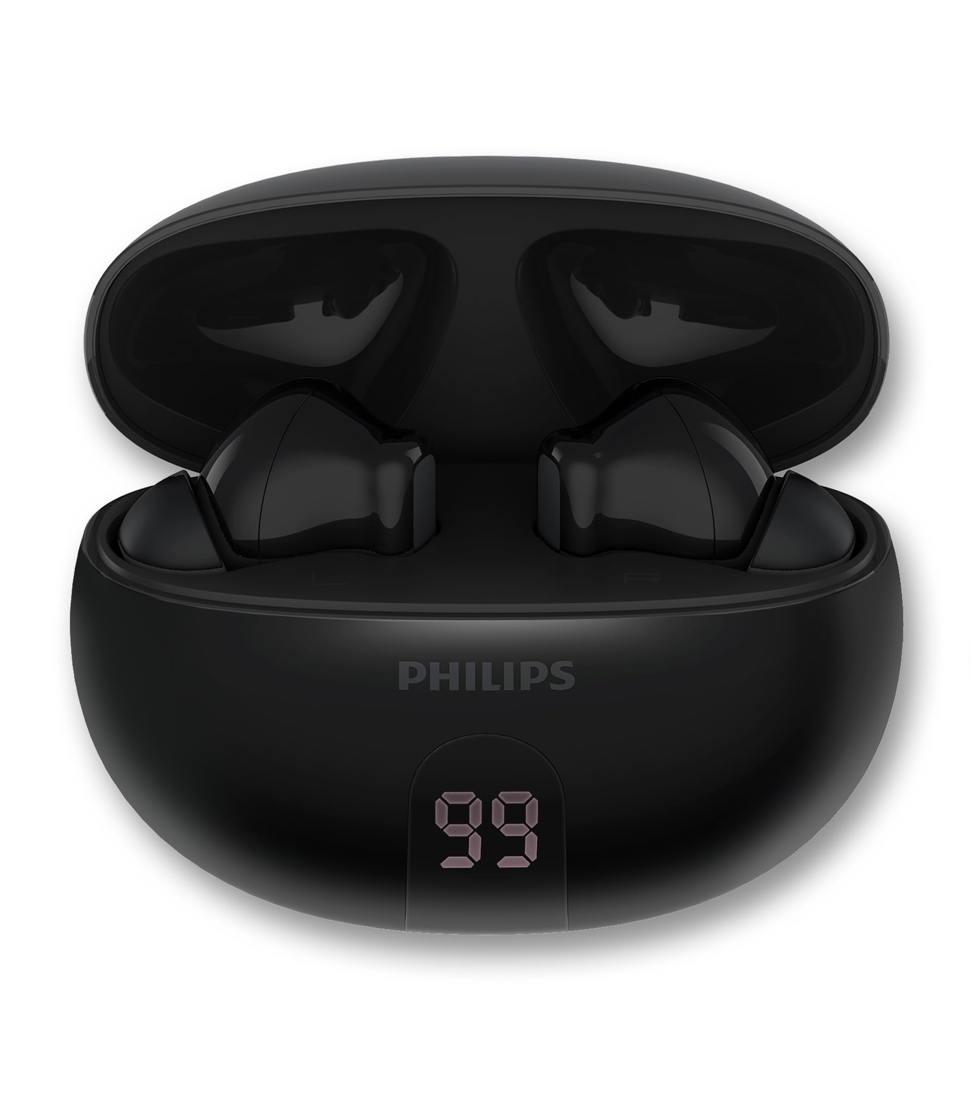 PHILIPS T2520 True Wireless Earbuds, Bluetooth 5.4, Active Noise Cancelling, AI Mic Clear…
