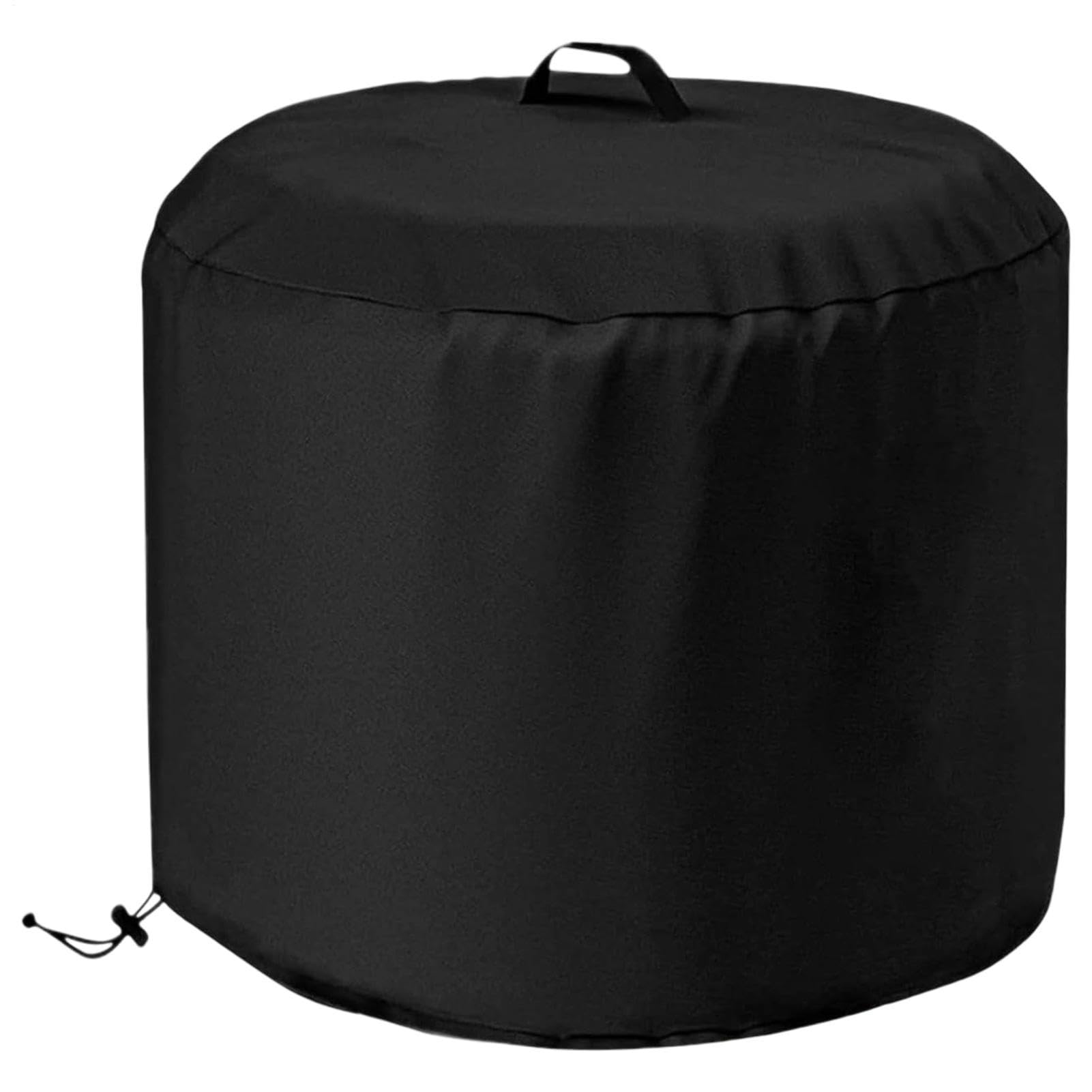 Housse pour foyer extérieur étanche en tissu Oxford anti-vent avec poche