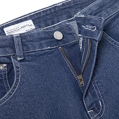 Image of KOTTY Women's Distressed High-Waist Jeans | Casual & Stylish | Perfect for Every Occasion