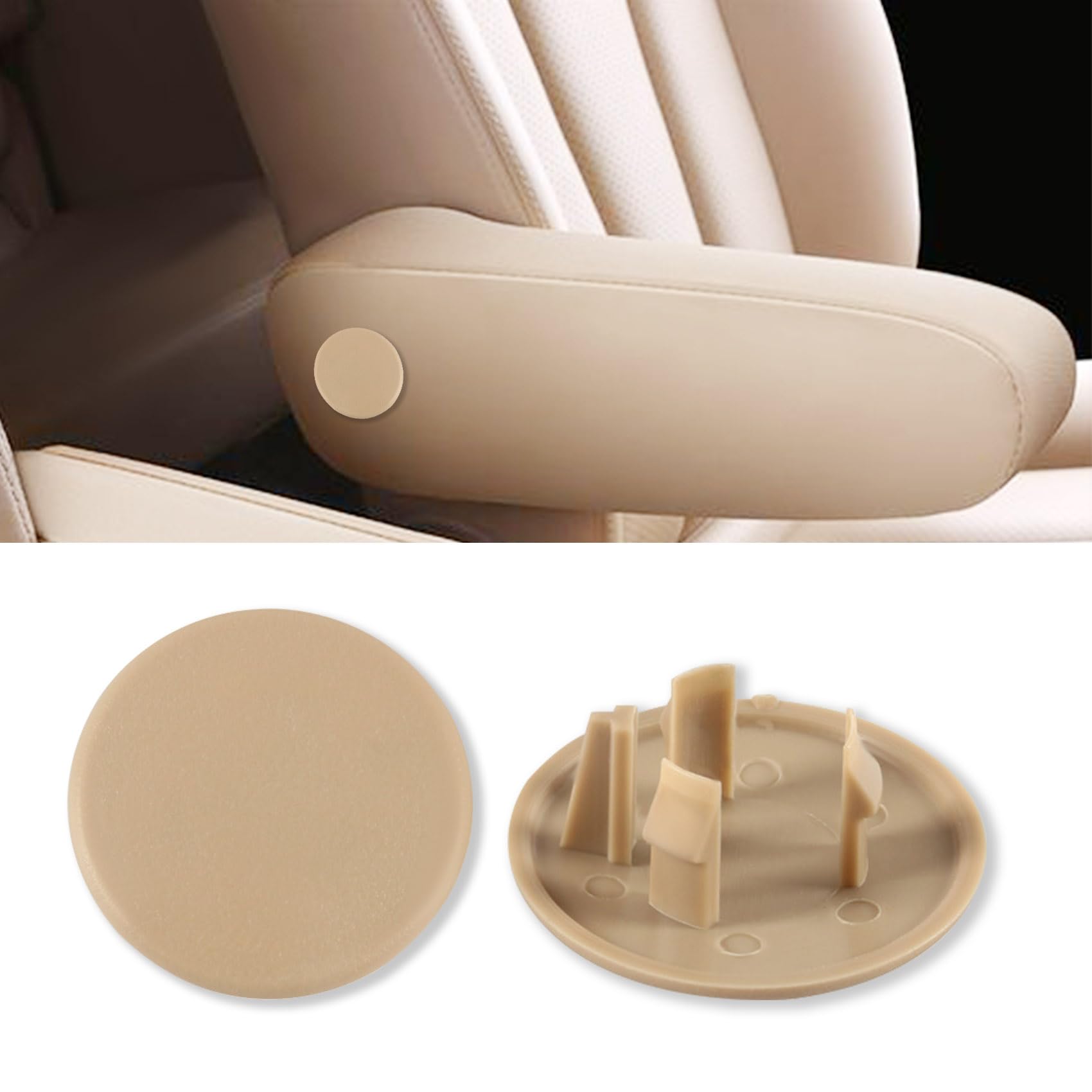 HEVLE 2 Tapas Para Reposabrazos, Piezas De Asiento De