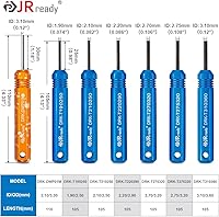 Vista 3 de JRready ST5252 Kit de herramientas de extracción de pasadores para AMP/Molex .062" y 0.093" Pines y conectores de contacto de zócalo, Delphi