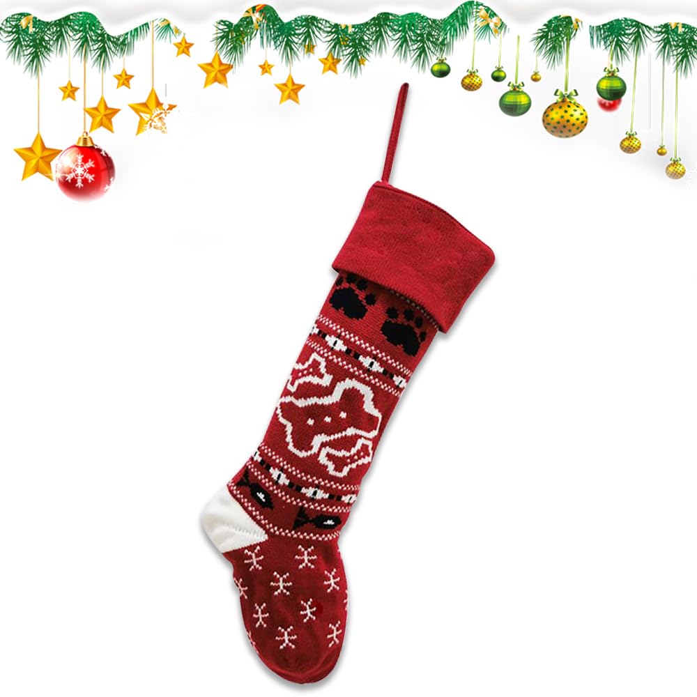Estivaux Large Christmas Stockings Xmas Fireplace Hanging - stockings and holders | Mubboo