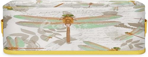 Miniatura 43 de Dragonfly - Cestas de inodoro doradas plegables para baño, organizador duradero y multiusos para cocina, sala de estar y armario () Libélula