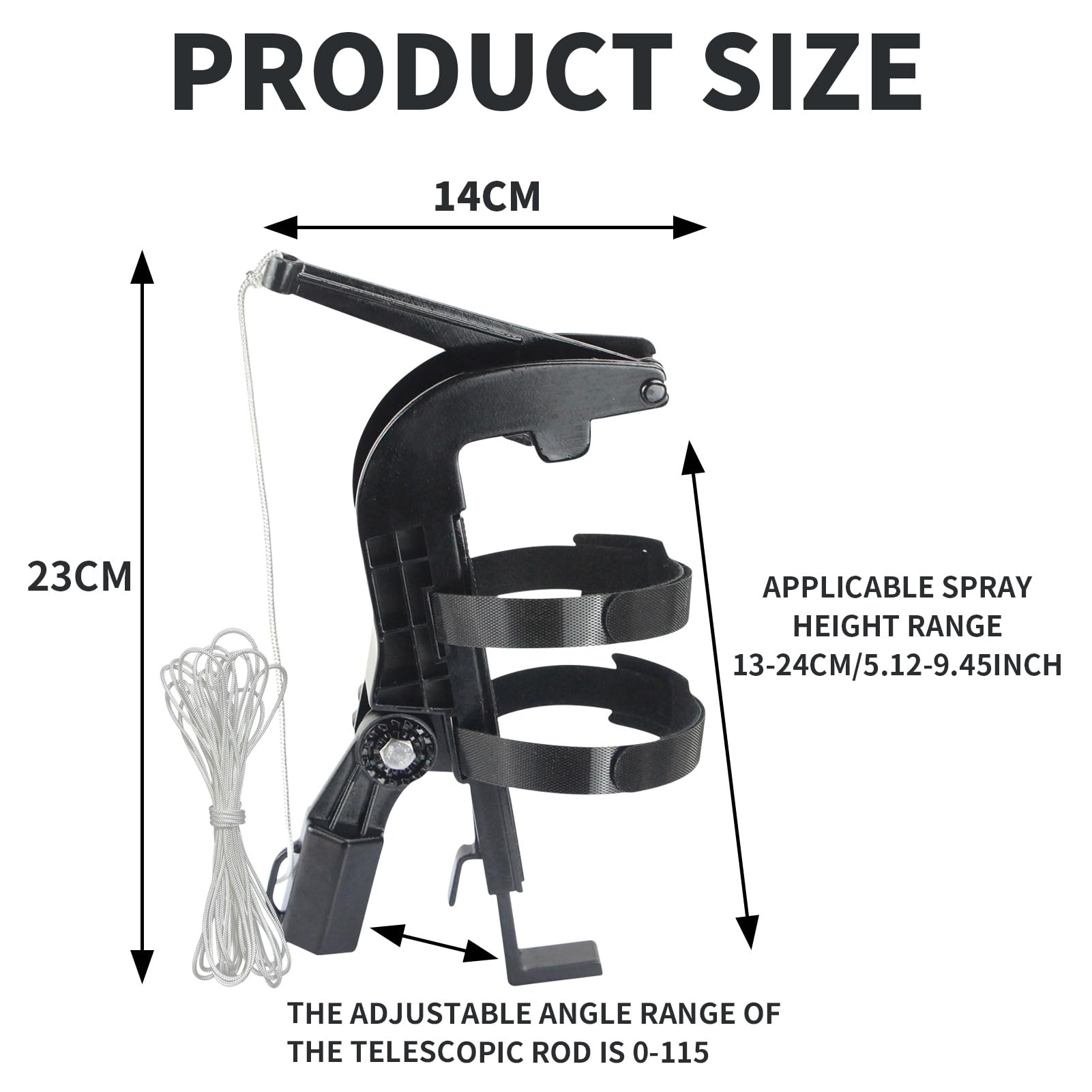 Braccio Estensibile Per Bombolette Spray - Adattatore Regolabile, Prolunga Per Verniciatura - Foto 7