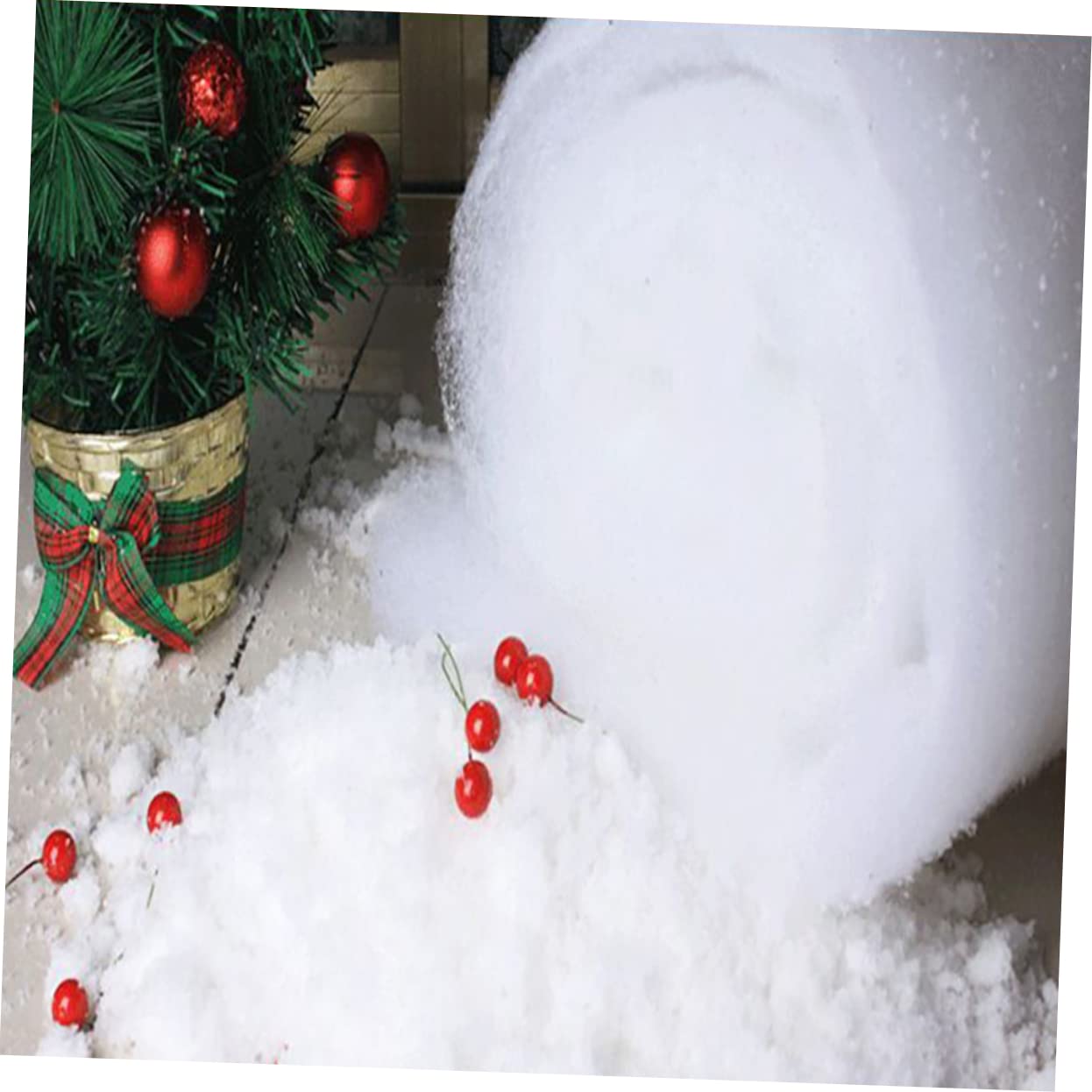 TOPBATHY 3st Schneedecke Kunstschnee Für Das Weihnachtsdorf Urlaub Schnee Dekorieren Weihnachtsdorf-Display-Requisite Weihnachtsdorf Zubehör Weihnachtsdorf Schnee Weiß Das Haustier