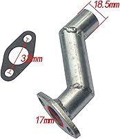 Vista 2 de Kit de Pistón de Cabeza Cilíndrica de 47mm (1.85in) con Carburador para Bicicleta Motorizada de 66cc 80cc, Motor de 2 Tiempos