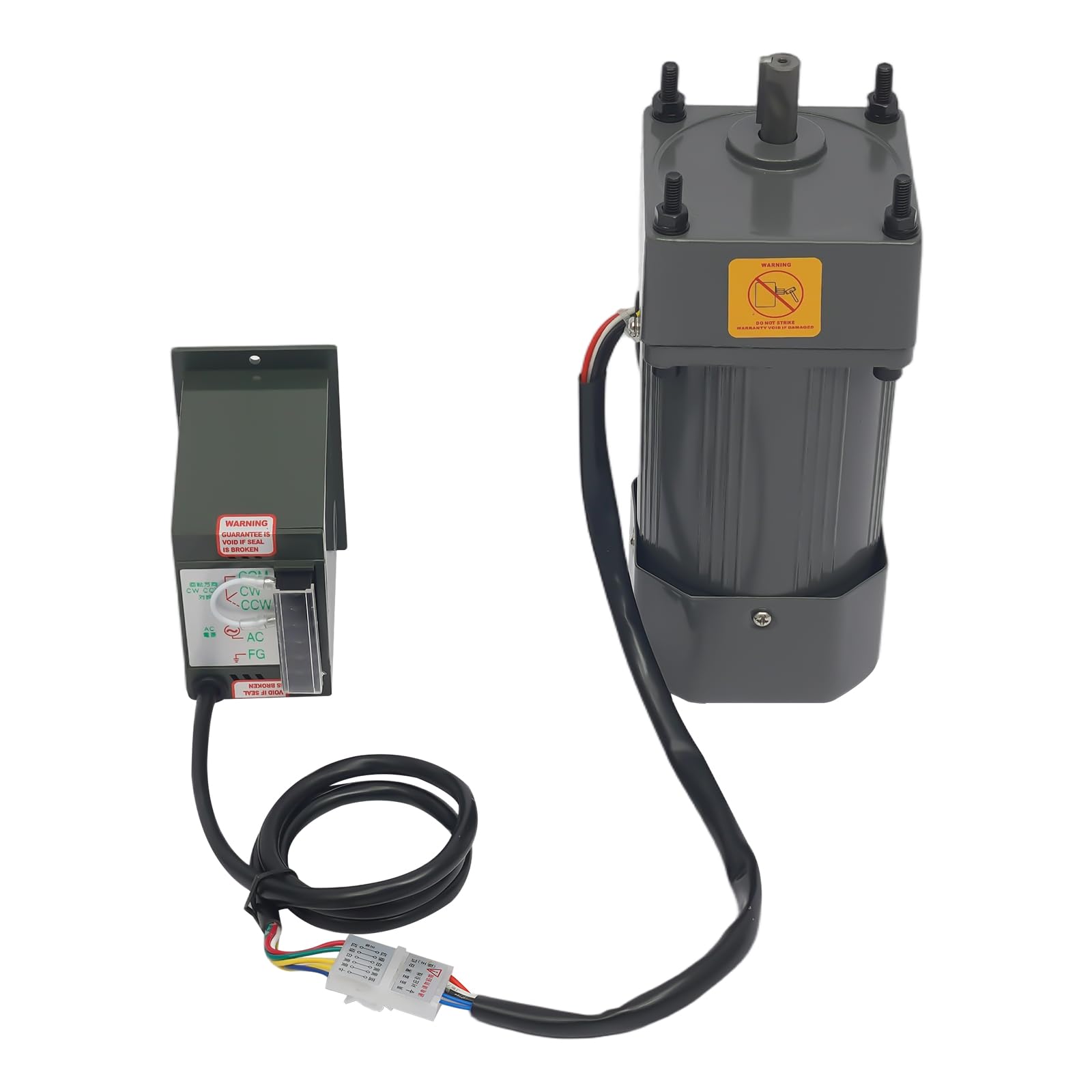 Getriebemotor, 220V 120W 5K + Regler (220V Verkabelung) Gear Motor Elektromotor Getriebemotor mit Drehzahlregler CW/CCW 3.5Drehmoment Centric Output Welle 12mm