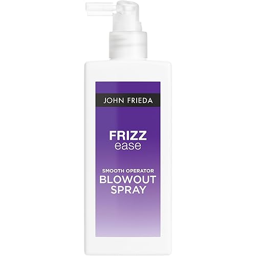 John Frieda Frizz Ease Smooth Operator Blowout Spray, Anti-Humidity, Hair Gloss, Heat Protection Spray for Hair, 6.77 Oz