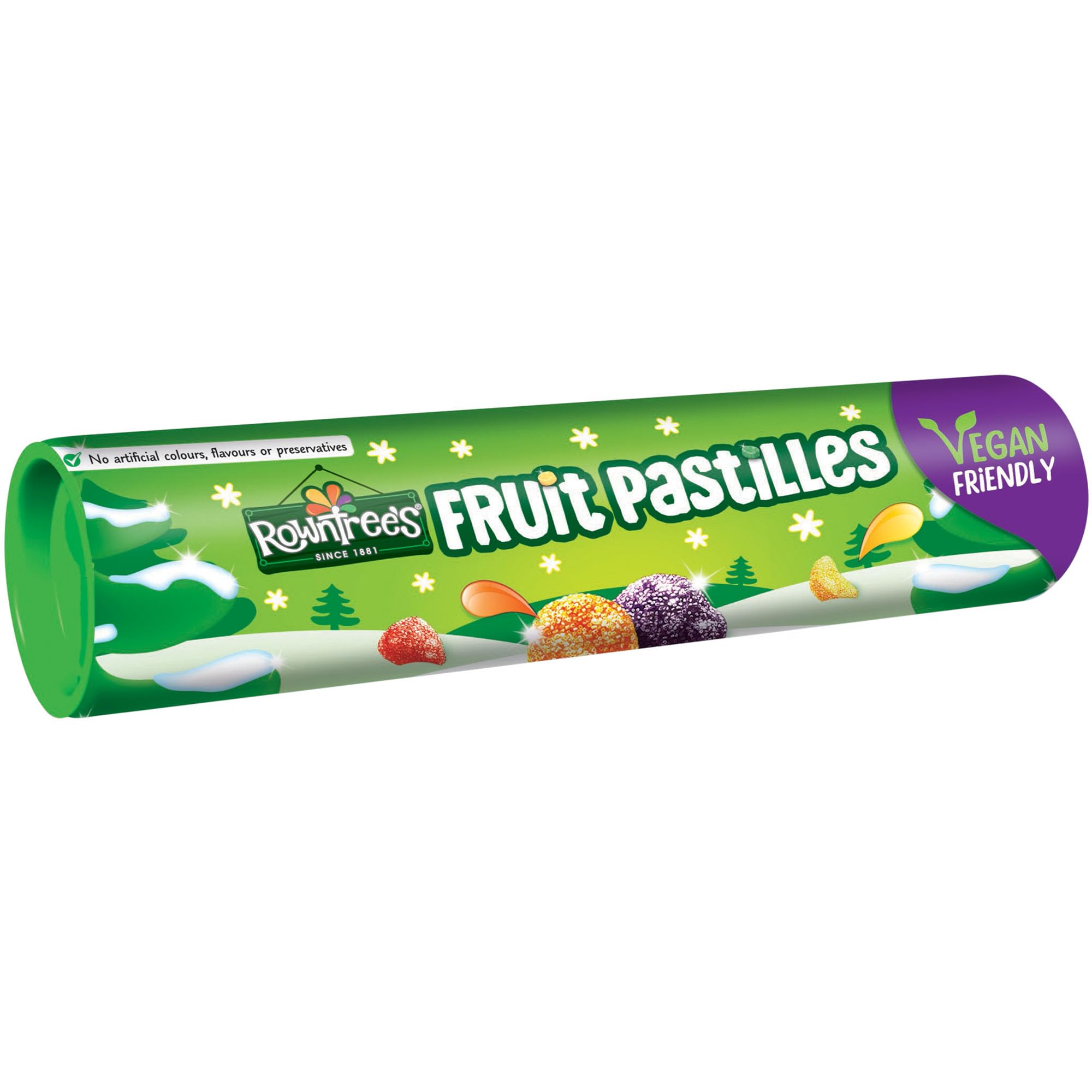 Rowntree's Fruit Pastilles Giant Tube • Vegan Friendly, 4.06 oz / 115 g