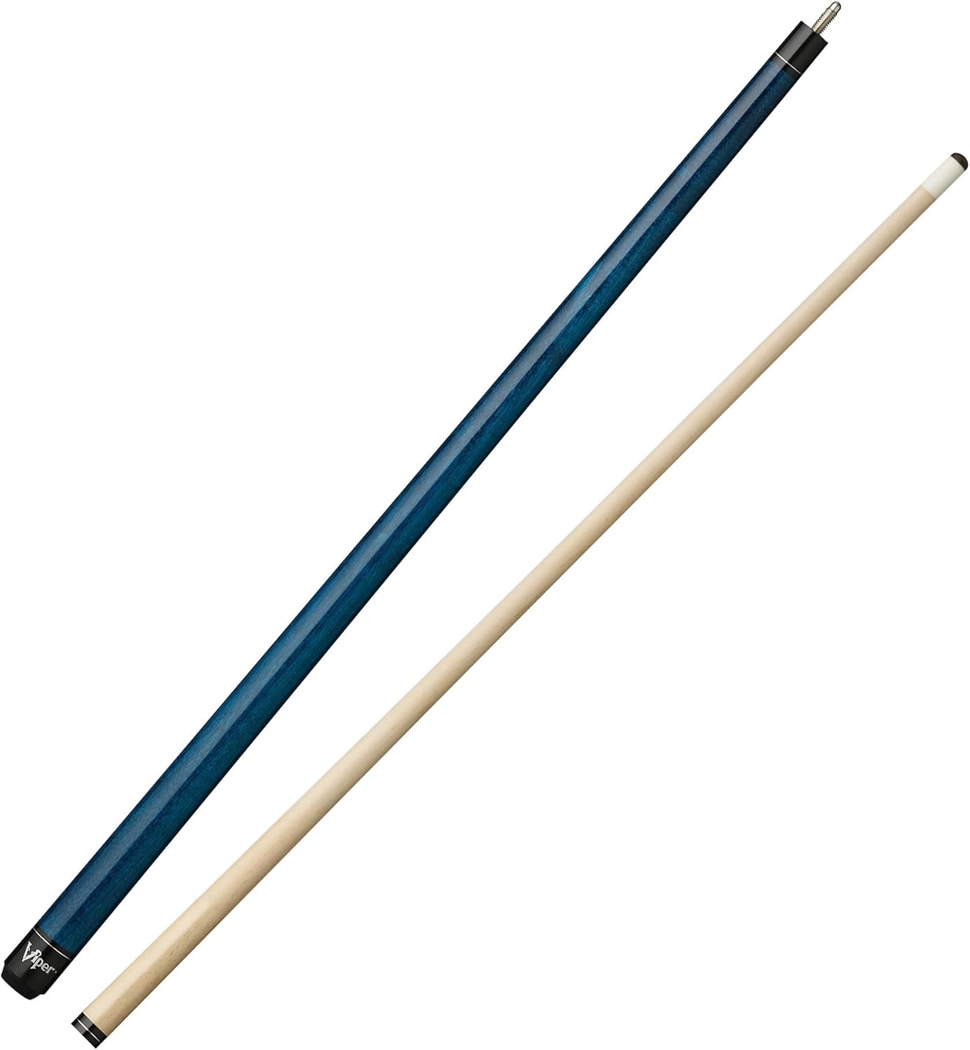 Viper Elite Series Blue Unwrapped Cue and Casemaster Cono Case, Muti