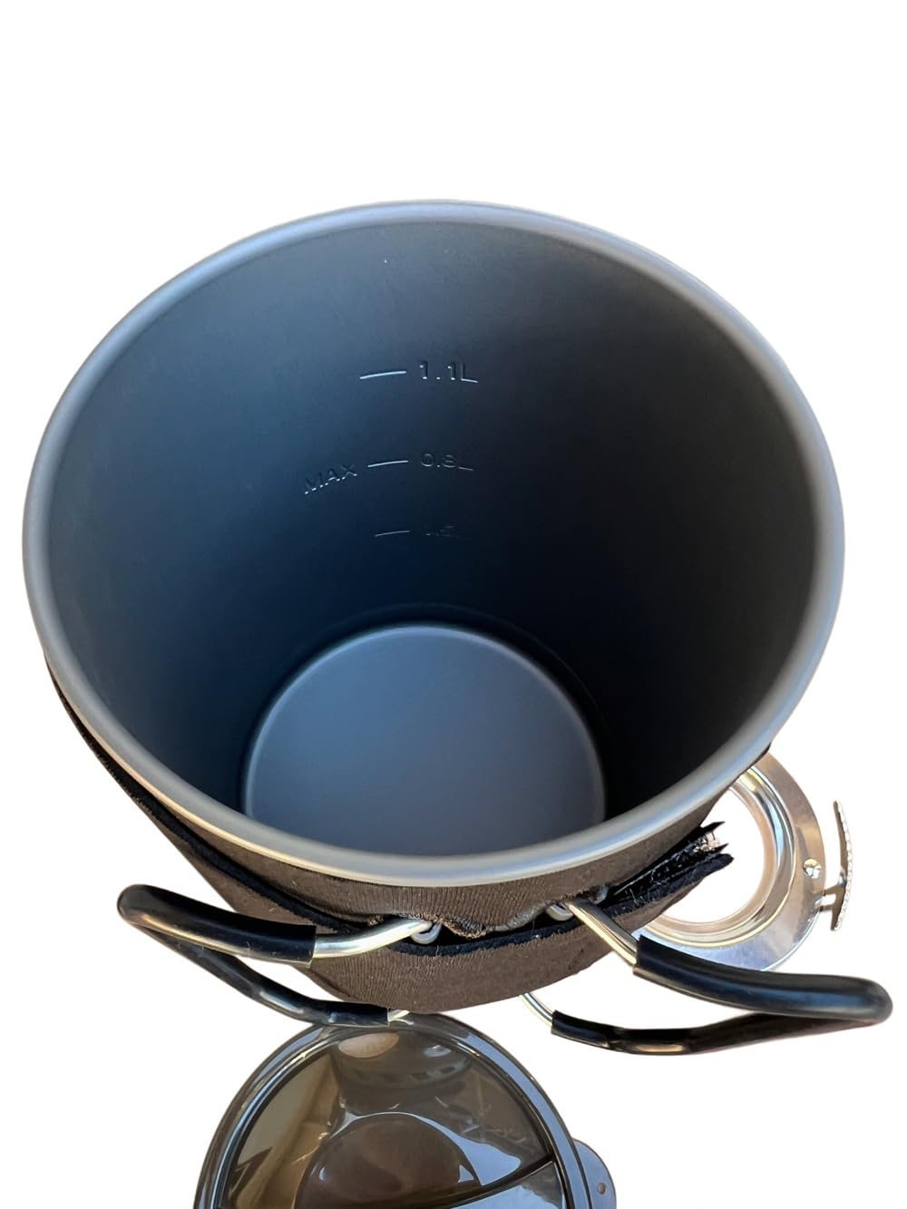 TENKE Backpacking 1000W 1.1L Sistema de cocina portátil a gas, sistema de cocción al aire libre, quemador de chorro con encendido piezoeléctrico, ideal para senderismo, camping, pesca, viajes por