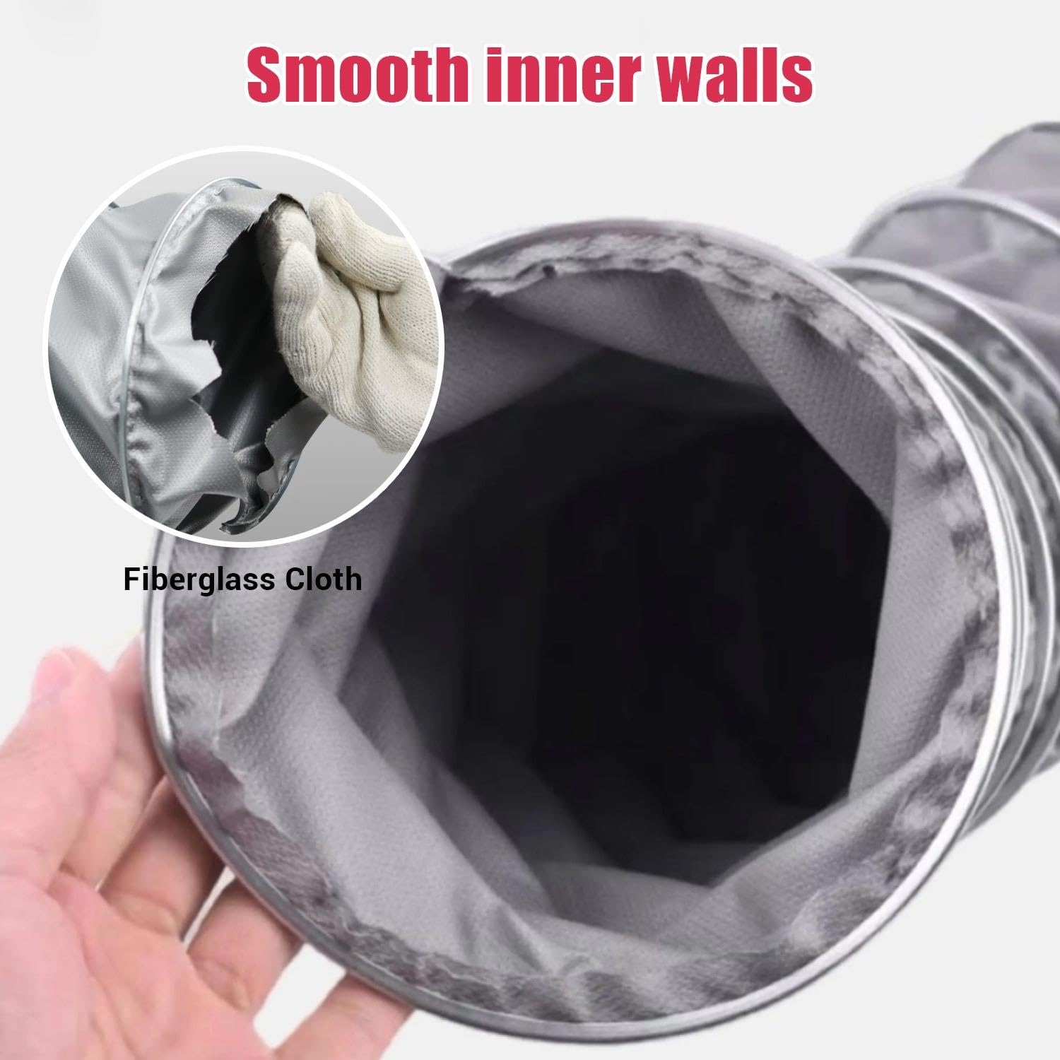 100mm Tubo De Ventilación Conducto D'aire Flexible Para Campana Extractora