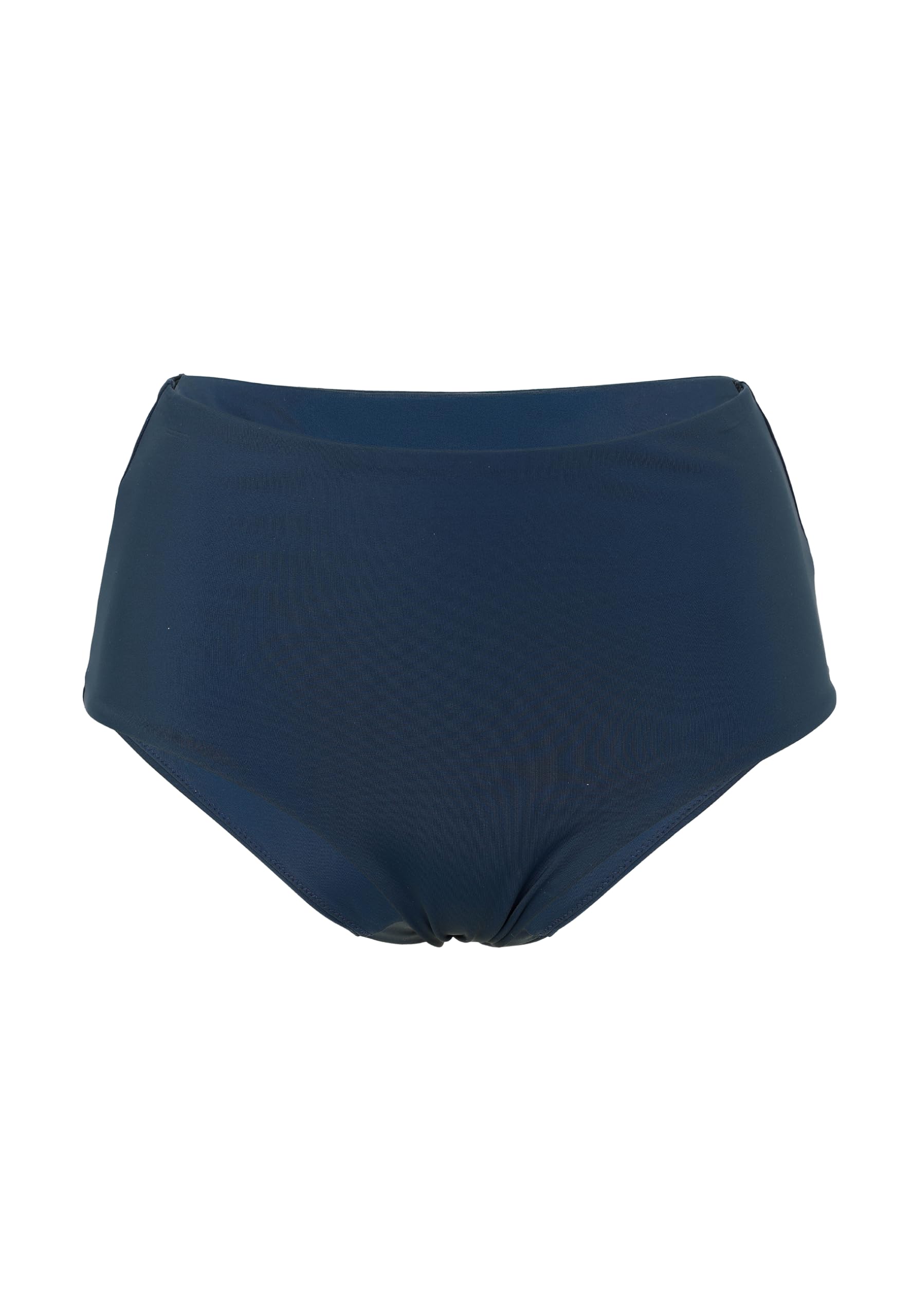 Lovable Parte Bassa del Costume | Slip Modellante a Vita Alta | Microfibra Effetto Shape | Rephined Shaping Micro Donna, Blu Scuro 4 - L