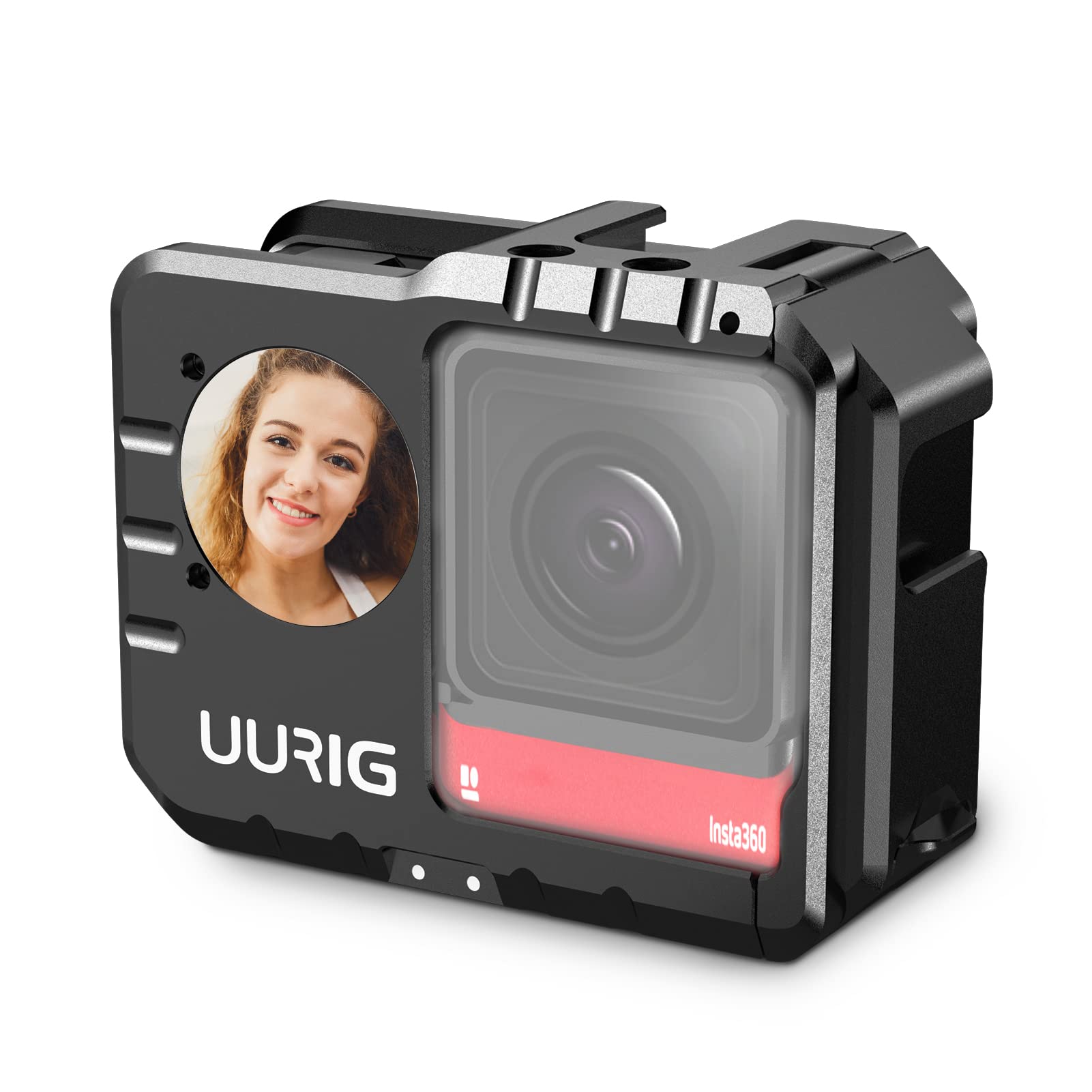 Amazon.co.jp: UURig Insta360 ONE RSカメラ専用ケージ Vlog用 金属製 