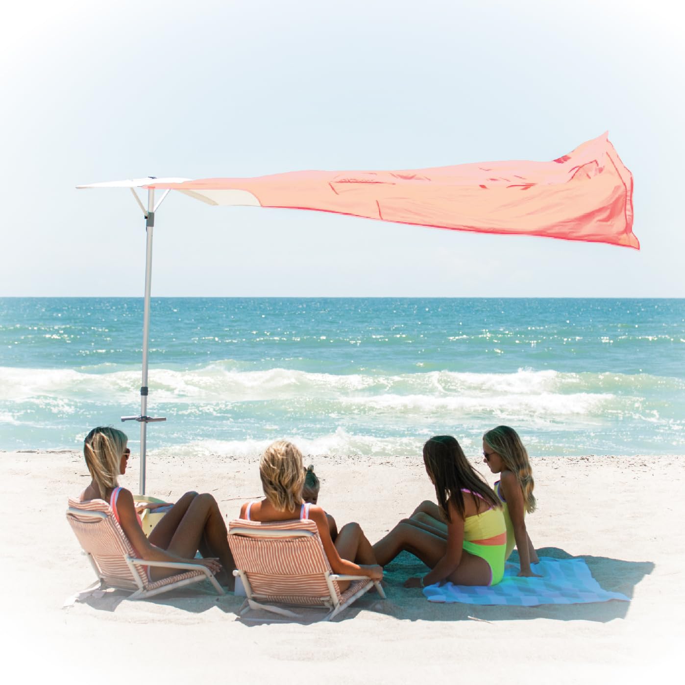 Solbello Wind-Driven Beach Umbrella