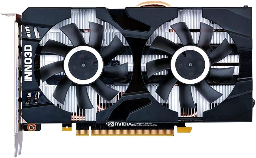 Inno3D Scheda video GeForce GTX 1660, con ventola doppia Super Twin X2, da 6GB GDDR6 3xDP/HDMI (confezione in lingua italiana non garantita) Inno3D Scheda video GeForce GTX 1660, con ventola doppia Super Twin X2, da 6GB GDDR6 3xDP/HDMI (confezione in lingua italiana non garantita)