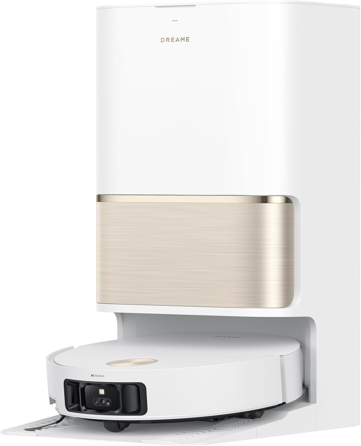 dreame L50 Pro Ultra Vacuum and Mop Robot with Automatic Emptying and Self-Cleaning of the Mop, Intelligent Obstacle Avoidance and 360° Navigation, 19,500 Pa Suction Power