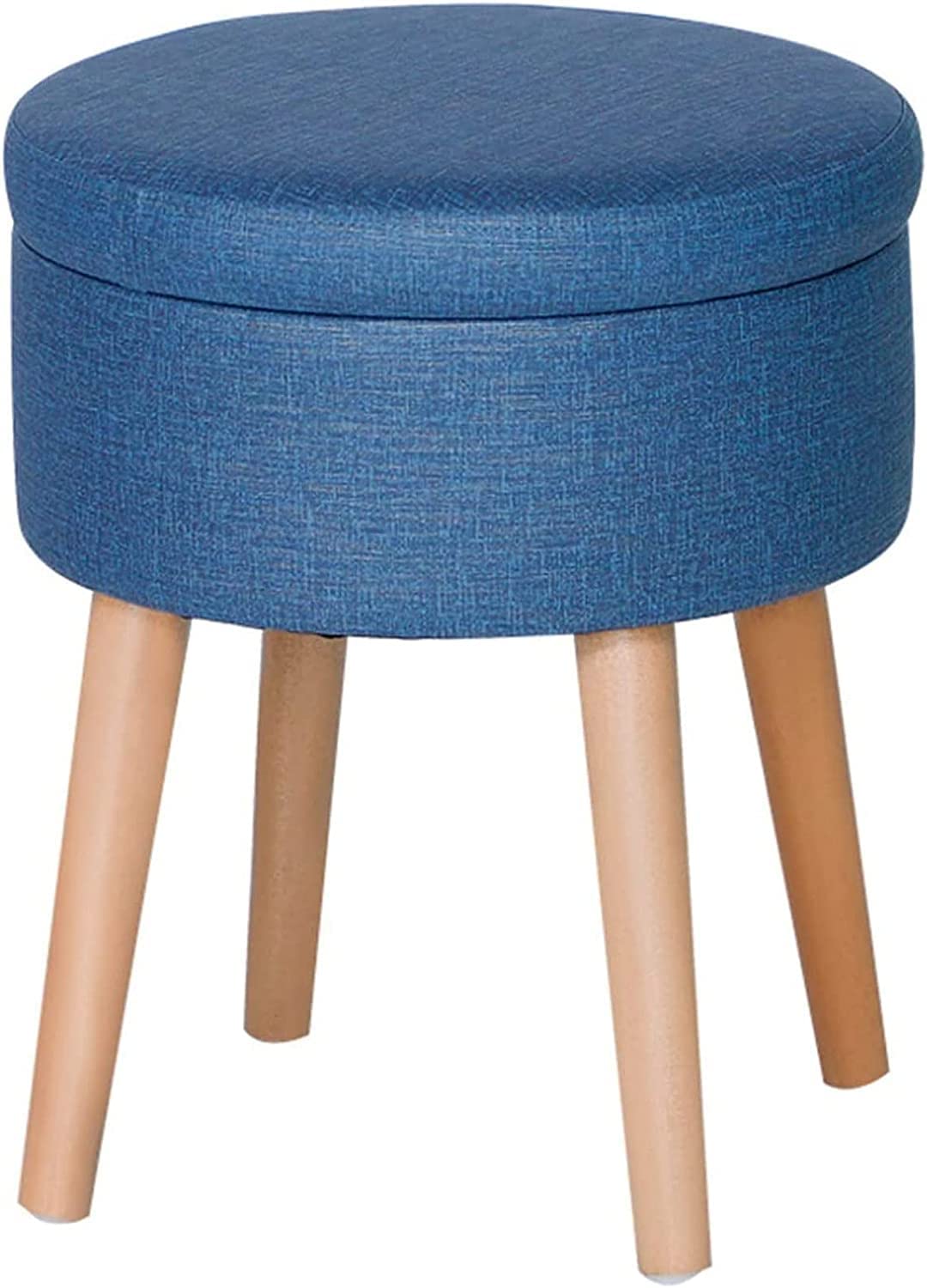 Tabouret repose-pieds azur : le confort scandinave dans votre chambre