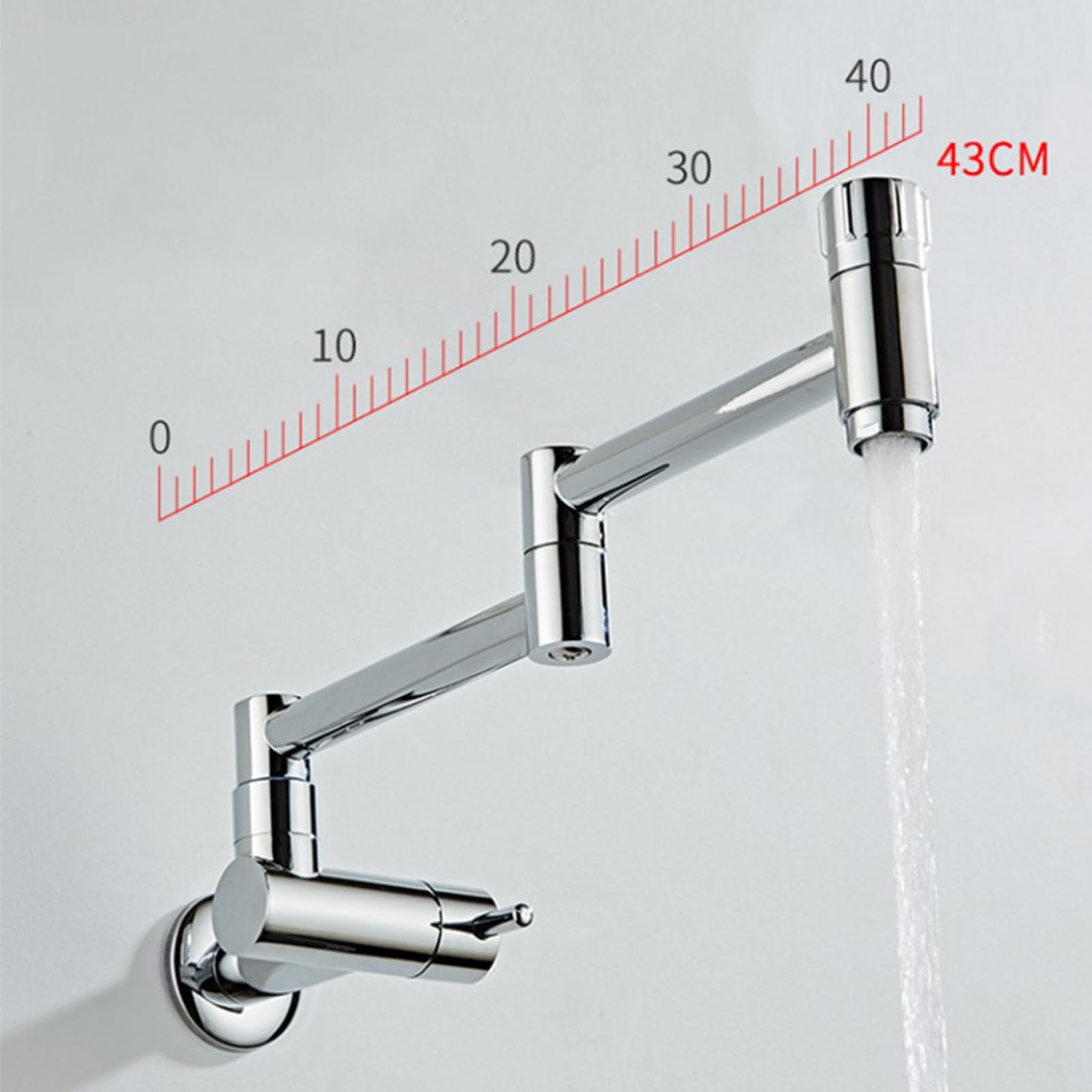 Rubinetti Riempimento Pentole Rubinetto Cucina A Muro Pieghevole Acqua Fredda Cromo Rotabile