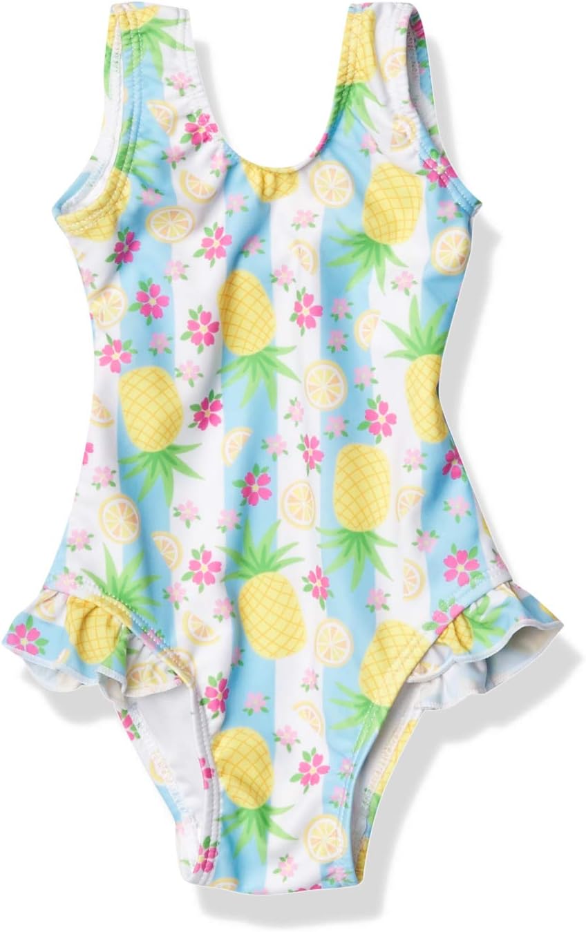 Flap Happy Baby-Girls UPF 50+ Delaney Hip Ruffle Swimsuit
