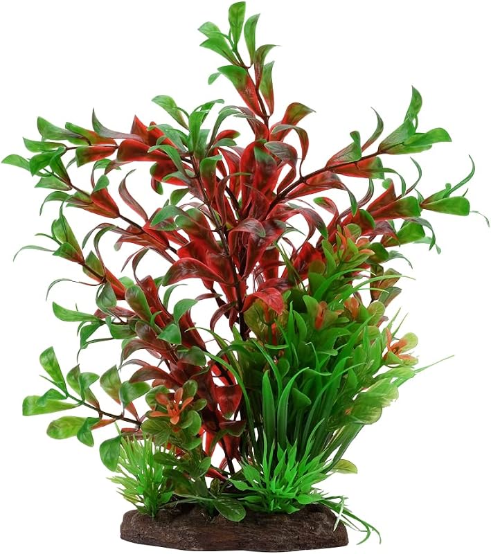 Fluval Aqualife Ludwigia and Dwarf Sagittarius Mix | Plastic Aquarium Plant Decoration