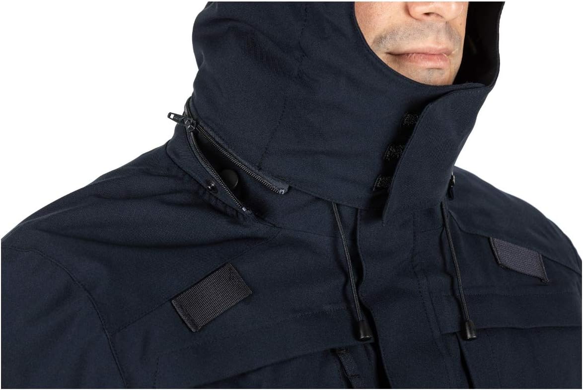 5.11 Tactical Men's 5-in-1 Jacket 2.0, 100% Polyester Hardshell, Style 48360, Black or Dark Navy, Style 48360 - Image 11