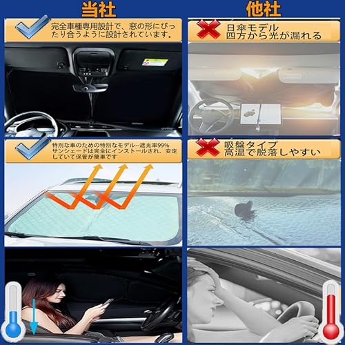 GLISTA カローラクロス サンシェード 6PCS