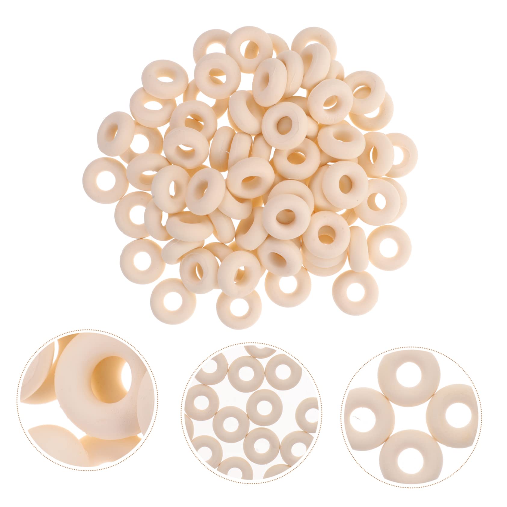 Kit 100 Bandas Para Castración Animal - Goma Resistente (1.5cm)