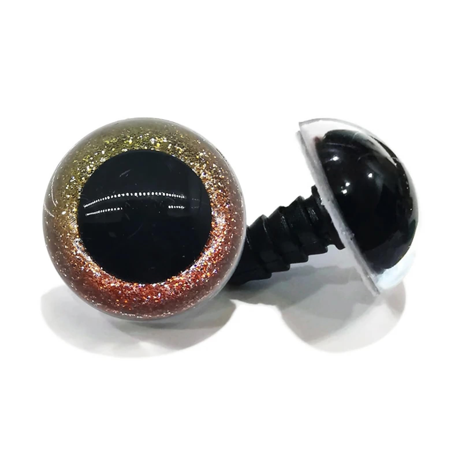 20 ojos de seguridad de plástico de 28 mm y 30 mm para muñecas de peluche