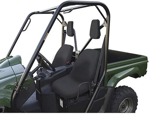Cubierta para asiento de banco UTV QuadGear de Classic Accessories, Compatible con Kawasaki Mule 4000/4010 (Modelos 2015 y más antiguos), Negro