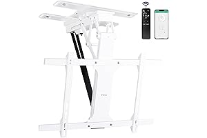 Stunning Ceiling Solution: Vivo Electric Flip Down Motorized Ceiling TV Mount (MOUNT-E-FD70S-W)