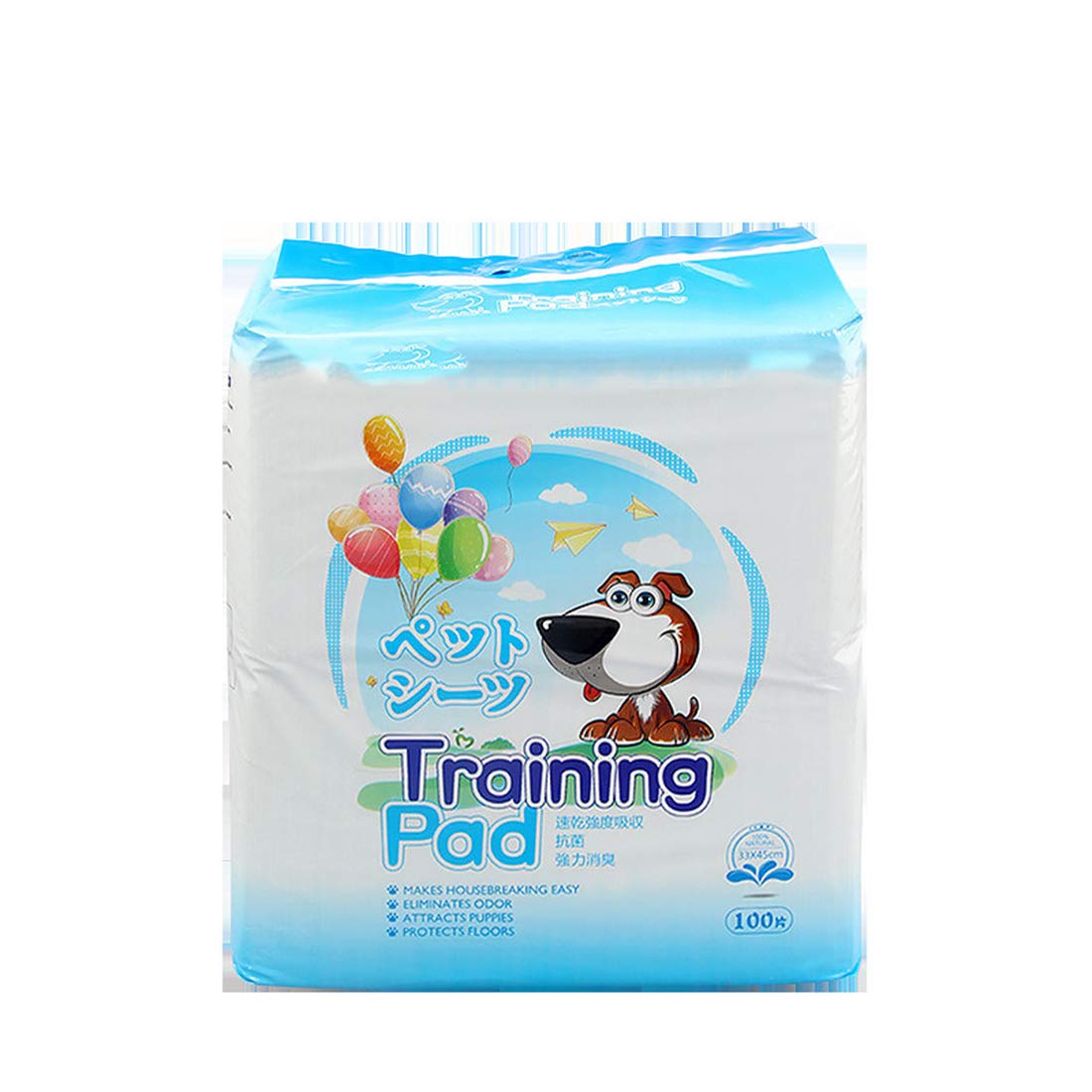 Tampons de Formation Super Absorbants pour Animaux de Compagnie Tampons de Formation pour Chiots Jetables 100 Feuilles Épaississent Désodorisation Eau Absorbant Pee Pad