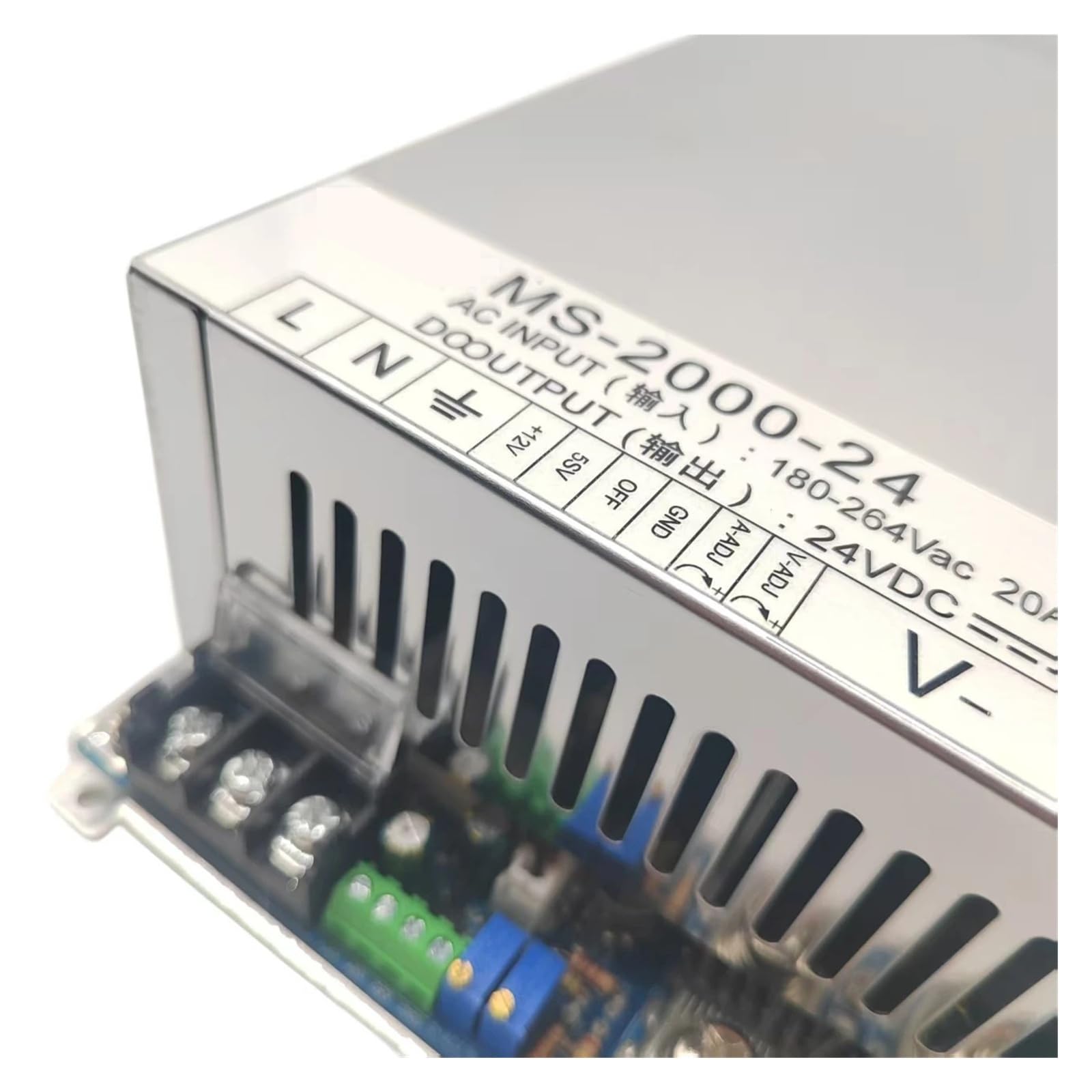 Wyświetlacz LCD z regulowanym zasilaczem impulsowym o mocy 2000 W
