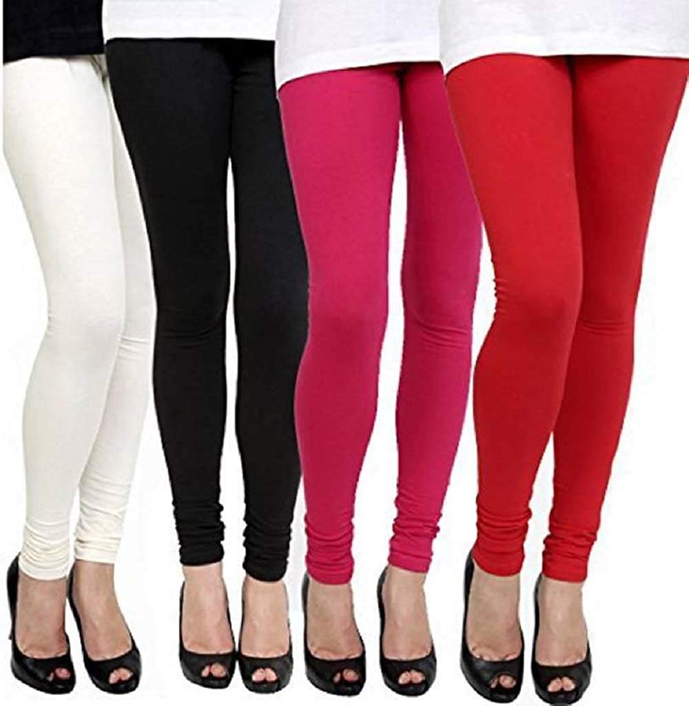 PI WorldWomen's Cotton Lycra Churidar Leggings Combo