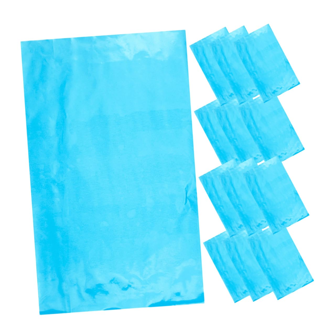 HAPINARY 250pcs Disposable Tattoo Bottle Wash Bag Cleaning Bottles Bags for Tattooing Supplies Spout Bottle Bags Sturdy Sealed Blue