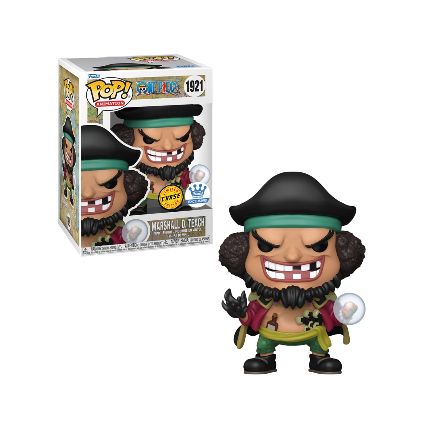 Candide, Funko POP! Marshall D. Teach with Chase One Piece, 12,7 cm