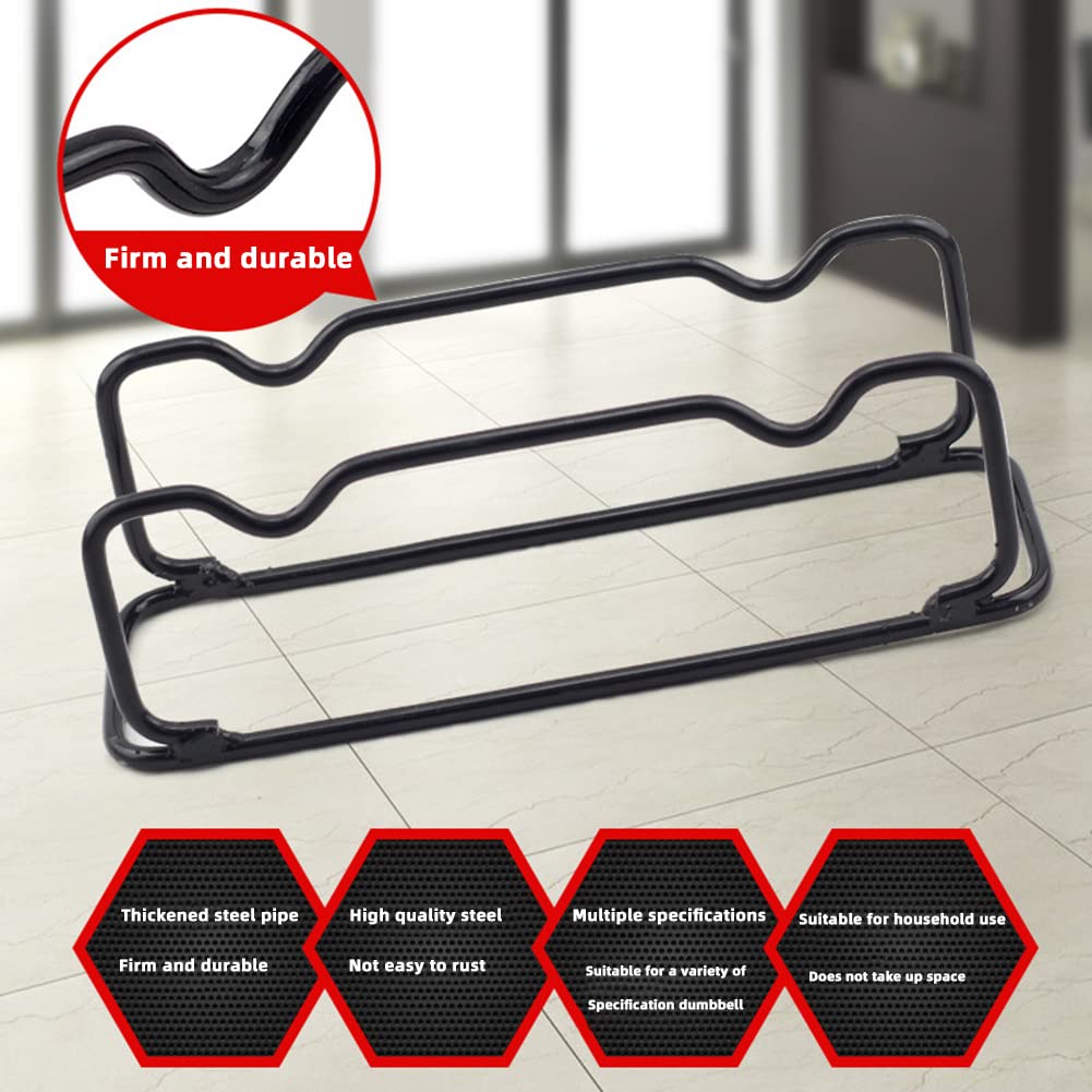 Support Pour Haltères WANLIAN – Acier, Capacité 217 Kg, Compact, Pour Maison Ou Salle De Sport