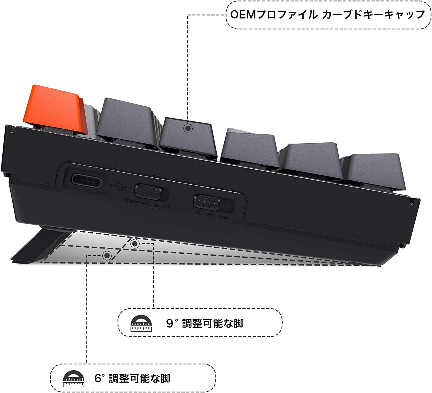 Amazon | 【国内正規品】Keychron K8 ワイヤレス・ゲーミング 