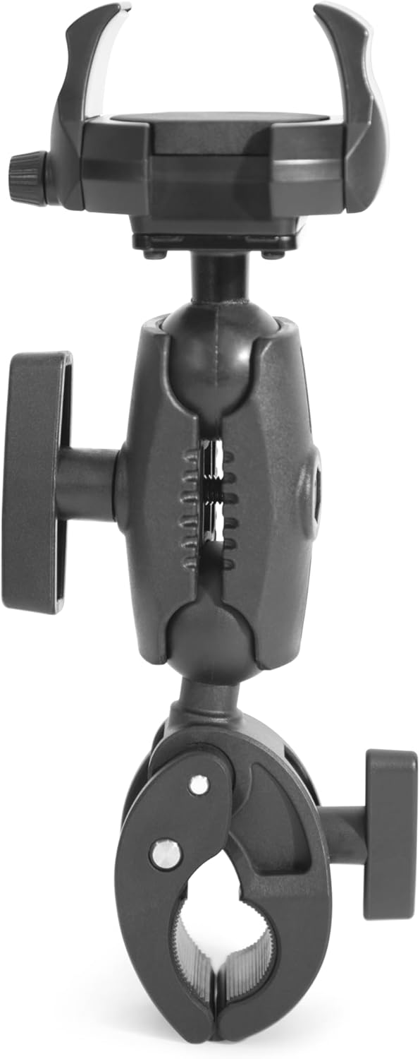 ARKON Mounts RoadVise Ultra Phone and Tablet Clamp Mount with 3.50” Arm | iPhone Clamp Mount | Adjustable Cell Phone Clamp | Phone and Tablet Mount for Desk and Pole | Heavy Duty Clamp