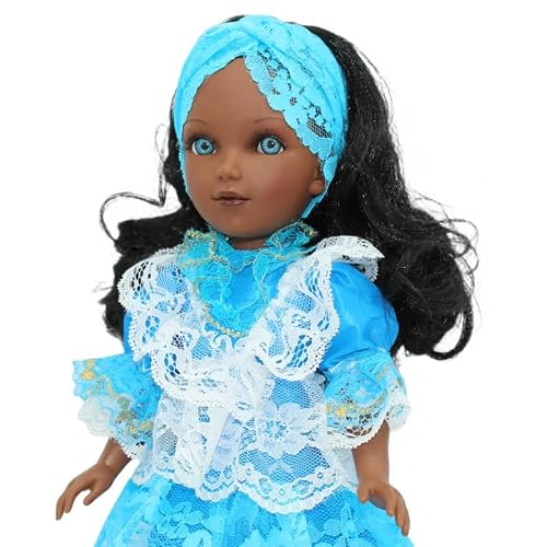 FOLK Poupée Mari's Mulata Yemaya Vidal Rojas Dolls Original 41 cm. Collection Robe religieuse santera. Fabriqué en Espagne Artisanat – vue 4