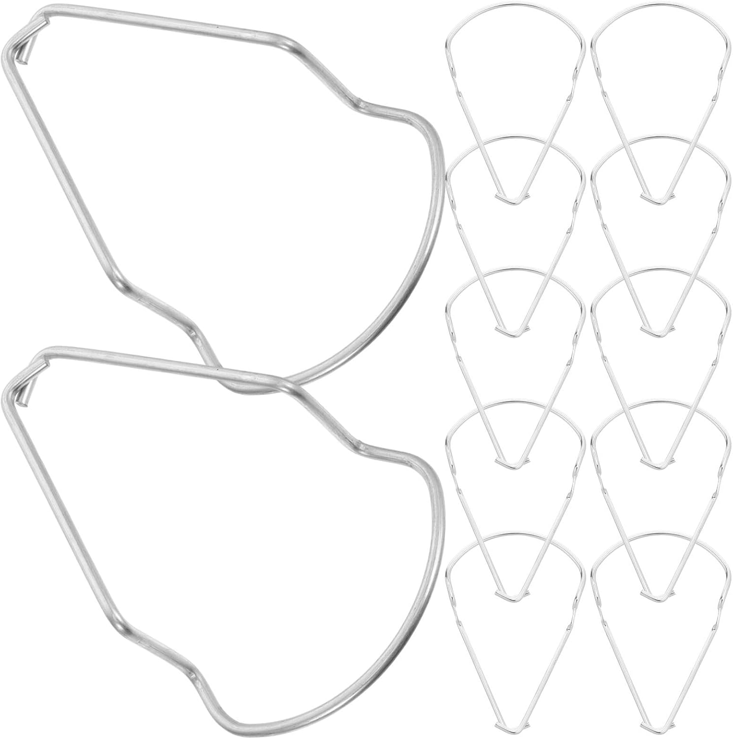 Kisangel 14pcs Stainless Steel Trimmer Blade Protector Guards for Yard Use