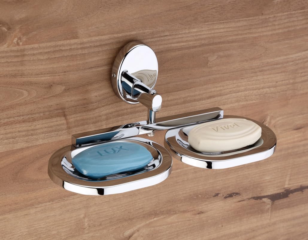 See full amazon price history chart for GRIVAN Wall Mount Stainless Steel Double Soap Holder for Bathroom, Soap Stands for Bathroom Wall/Soap Tray for Bath Dish Bathroom Accessories and Fittings Rust Free SS202 GRIVAN Wall Mount Stainless Steel Double Soap Holder for Bathroom, Soap Stands for Bathroom Wall/Soap Tray for Bath Dish Bathroom Accessories and Fittings Rust Free SS202 (B0CBXFZX91) Amazon Price History, Amazon Price Tracker