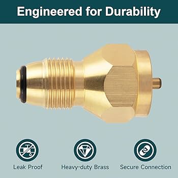 Amazon.com : GASPRO Propane Refill Adapter for 1 lb Tanks