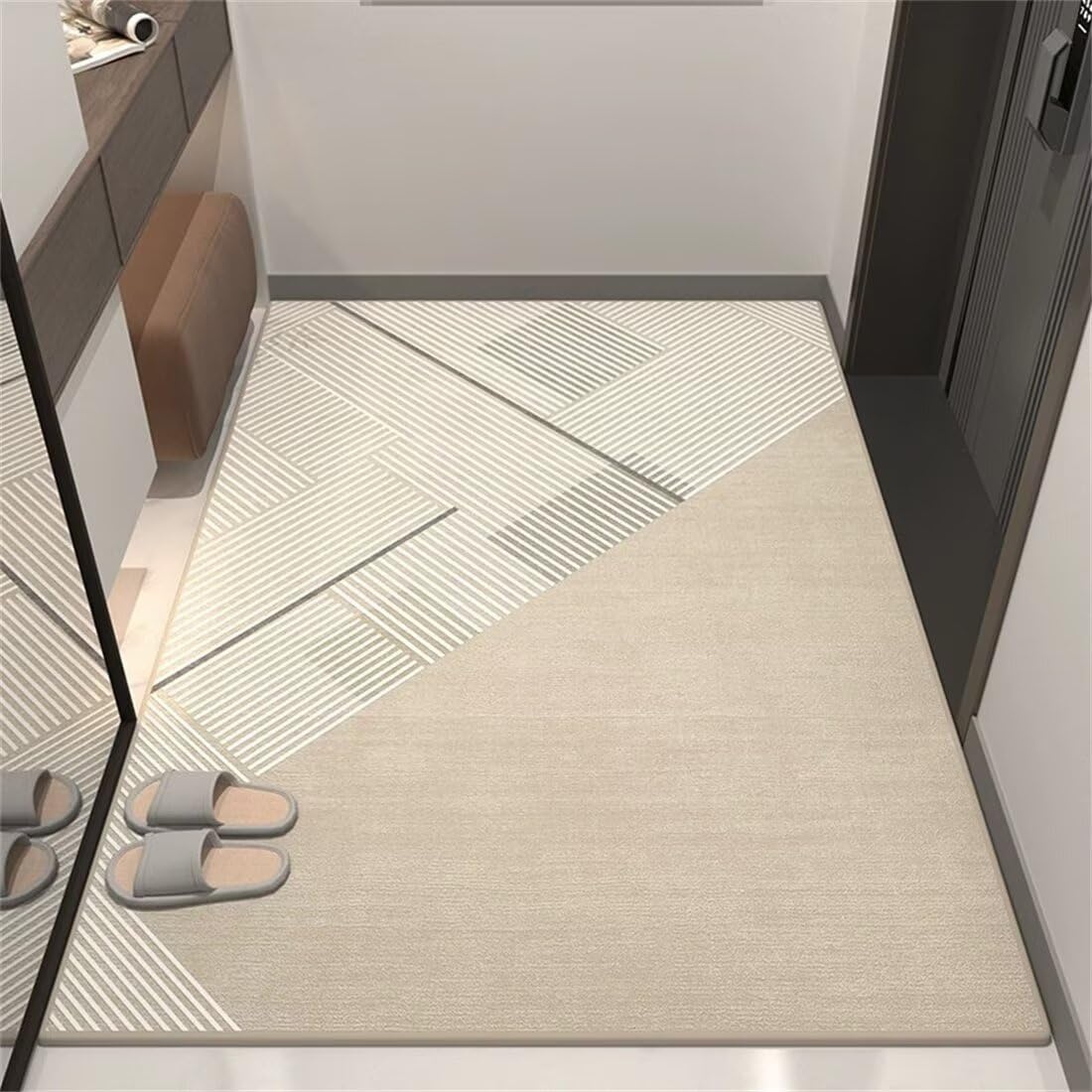 Tapis pliable réduction du bruit gris 70x140cm avec confort doux et barrière anti-poussière