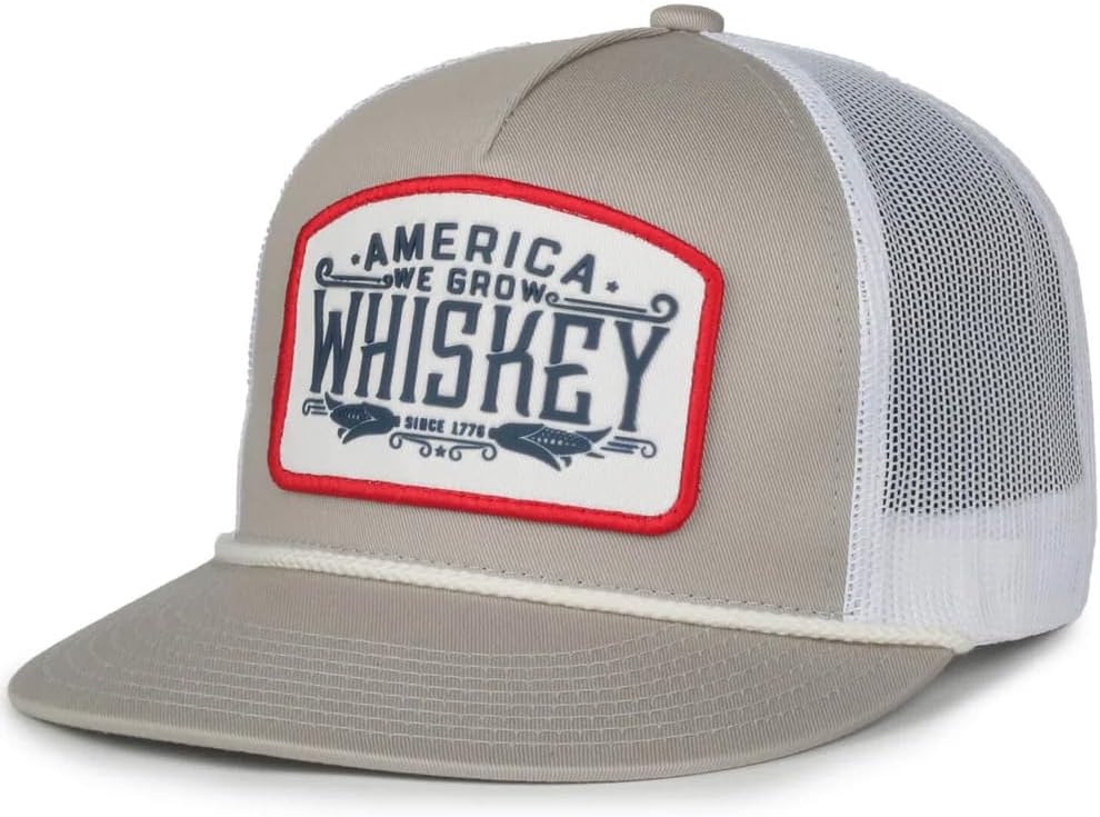 America We Grow Whiskey Adjustable Snapback Hat