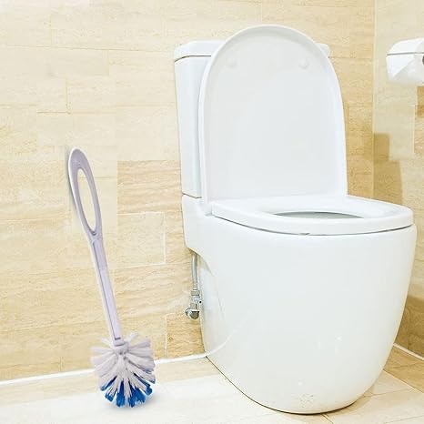 Kleeno by Cello Eco Round Toilet Brush, 1pc, Blue and White