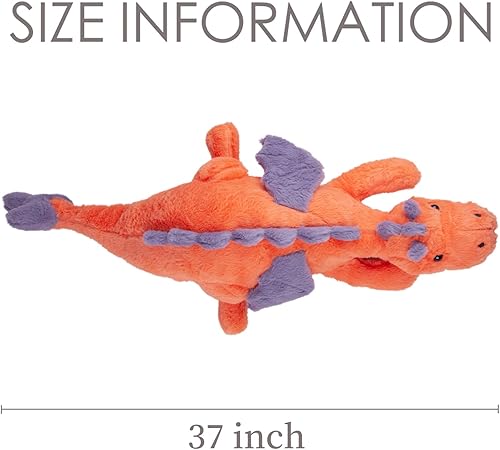 Miniatura 77 de ARELUX Peluche grande de dragón de 36 pulgadas, suave peluche de pterosaurio verde, almohada gigante de dinosaurio mullido con alas para amigos