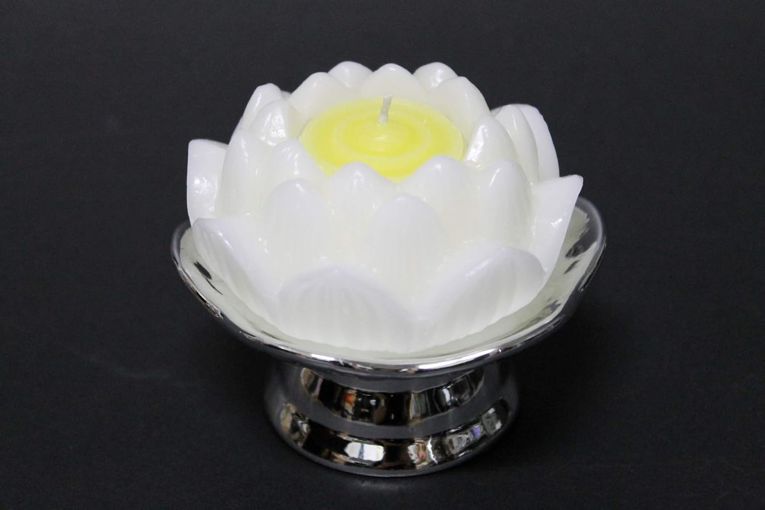Porcelain Spoon buttons, Ceramic Base With (White)