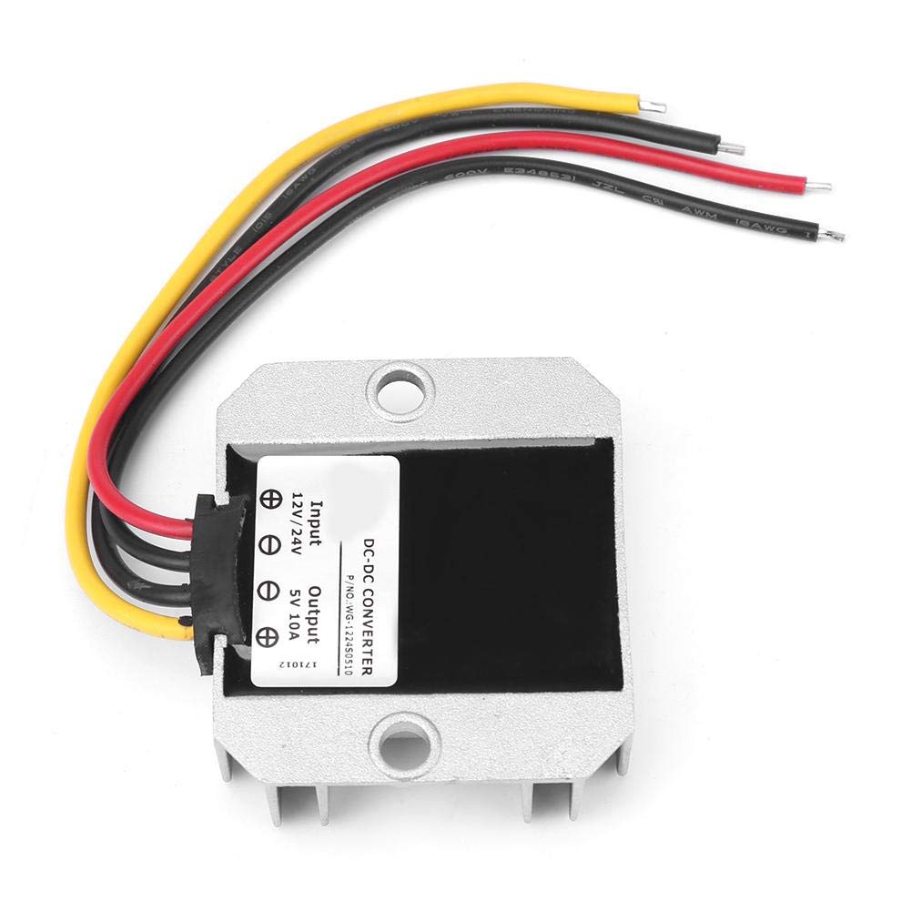 DC 12V/24V naar 5V 10A Converter, Step-Down Spanningsregelaar, Buck
